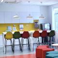 Woodlands Health Campus | Product Seen: [Argo – PP + 4-Leg Barchair, Seed Modular Stool, Decker Bar Table – Customisable & Ophelia Coffee Table - Rd600]